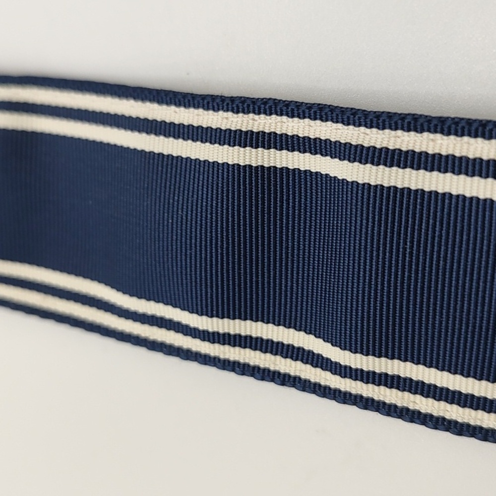 Peter Beaton Blue and White Striped Belt Beach Ribbon Vibe - Picture 11 of 11